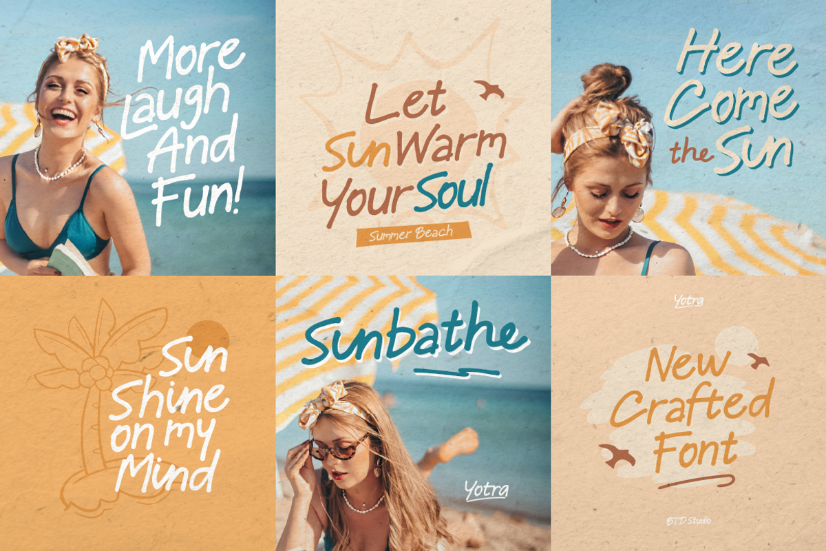Yotra - Handwritten Font, a Handwritten Font by Burntilldead (Photo 5 of 10)