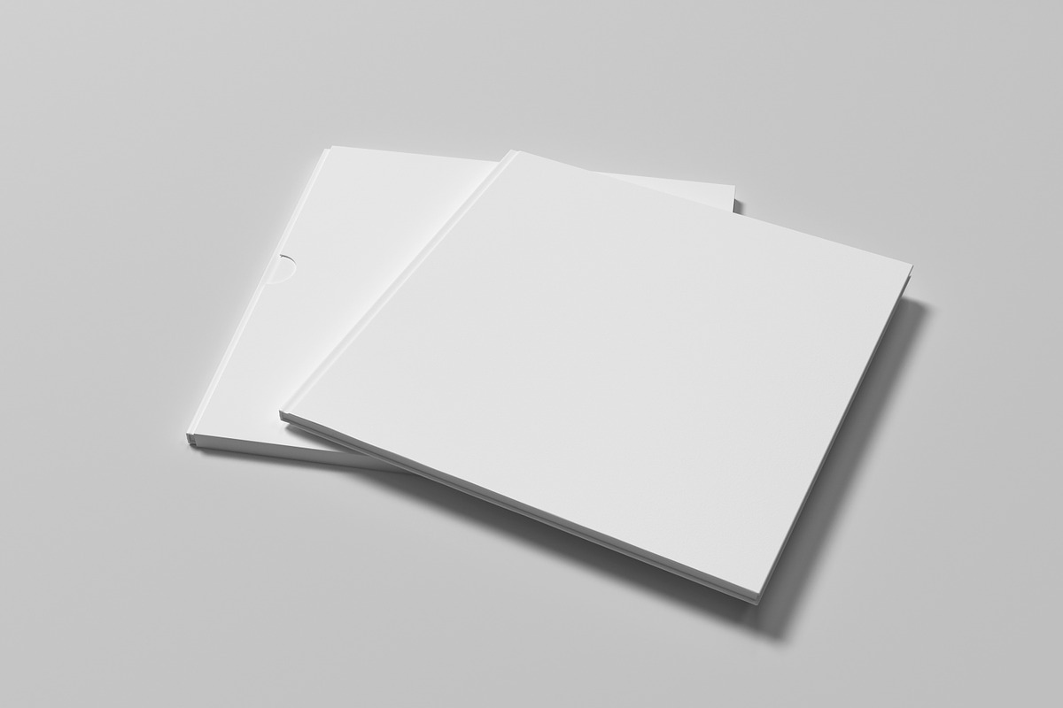 Square Photobook Mock-Up 2, a Books & Magazine Mockup by AY Mock-Ups (Photo 6 of 10)