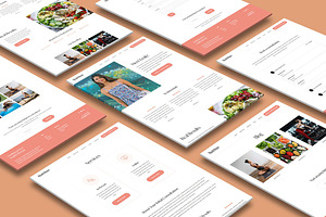 Nutritionist Squarespace Template