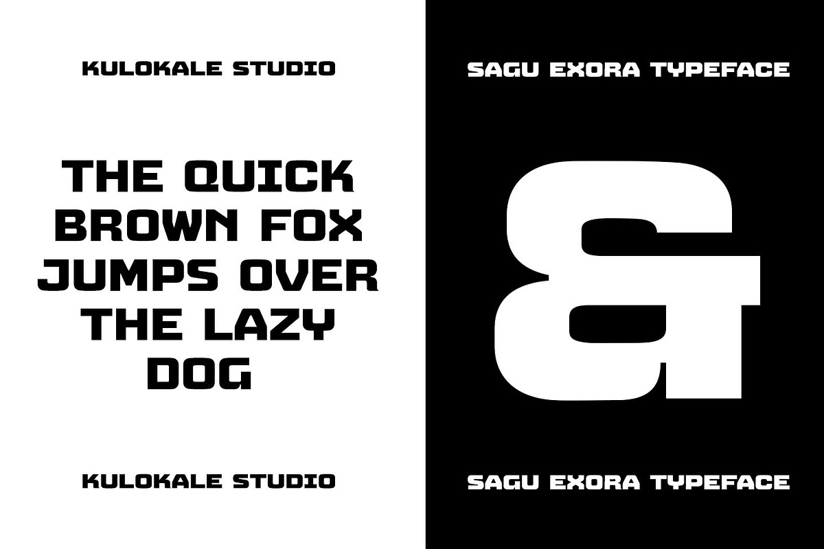 Sagu Exora Display Sans Font, a Sans Serif Font by Kulokale (Photo 5 of 11)