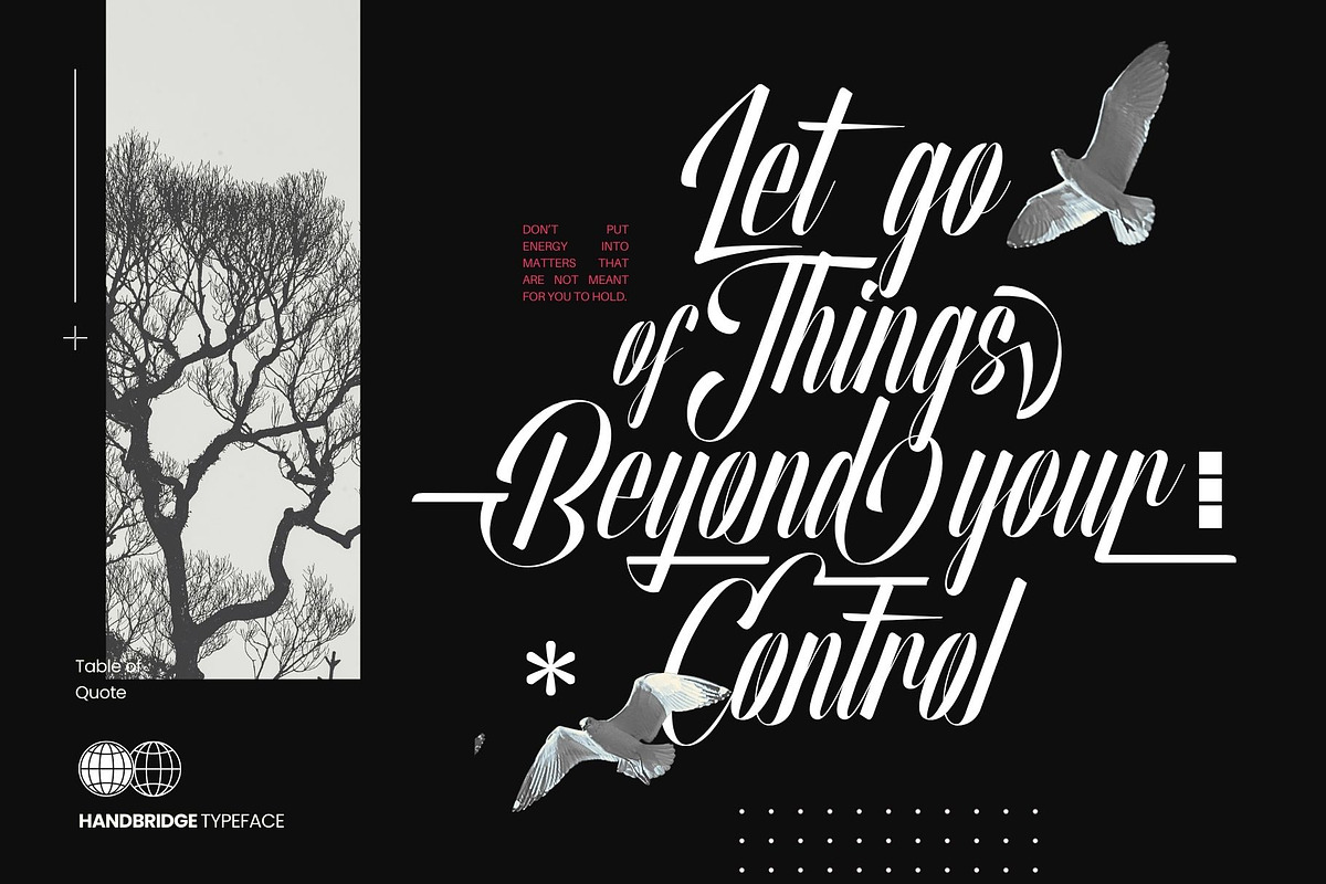 Handbridge Font, a Script Font by alit design (Photo 3 of 15)