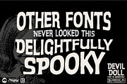 Devil Doll - Psychedelic Horror Font, a Sans Serif Font by Remedy667 (Thumbnail 6 of 7)