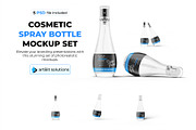 Glass Spray Bottle Perfume Mockup, a Packaging Mockup by artBit Design Studio (Thumbnail 1 of 6)