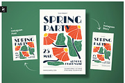 Creative Spring Party Flyer, a Flyer Template by Neermana (Thumbnail 1 of 4)