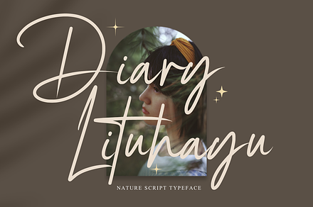 Diary Lituhayu//Nature Script Font