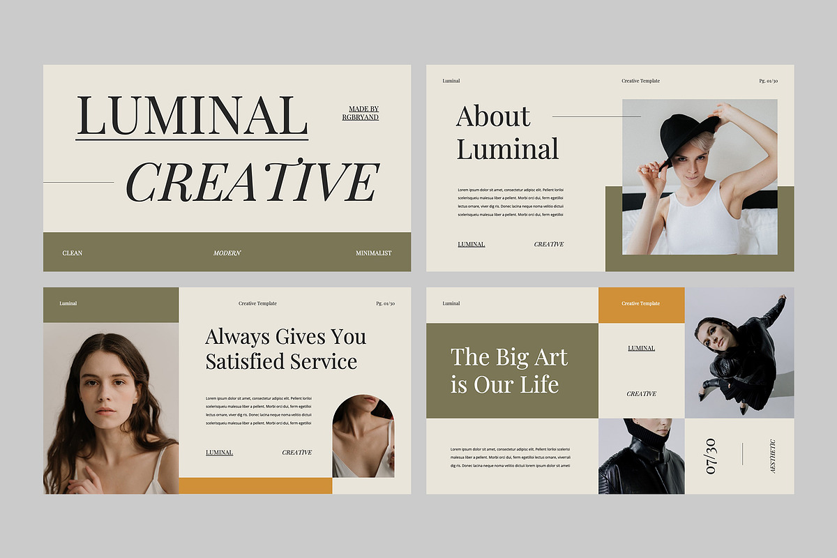 LUMINAL - Creative Google Slides, a Presentation Template by rgbryand (Photo 2 of 9)