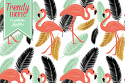 Trendy Tropic Patterns, a Pattern Graphic by Chus Moreno Studio (Thumbnail 2 of 6)