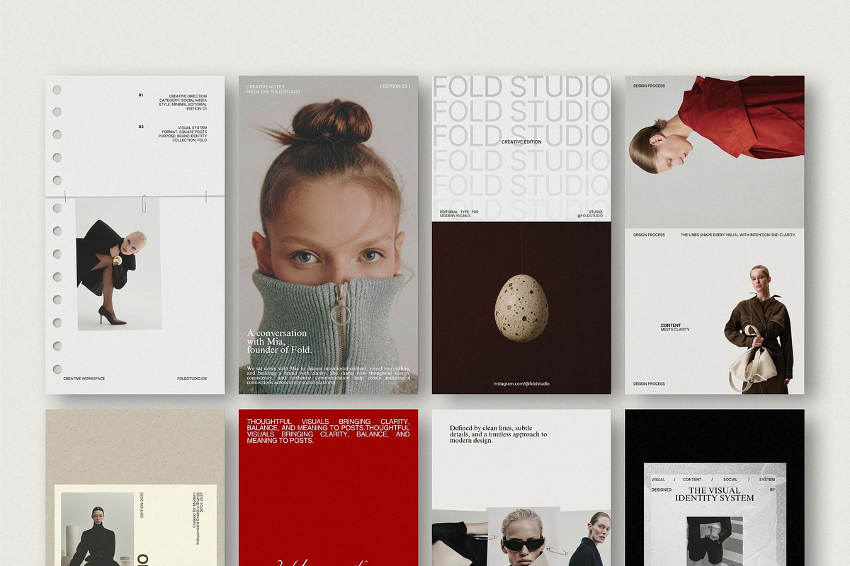 FOLD | Instagram Template (II), a Social Media Template by Pixel Grid (Photo 8 of 10)