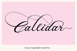 Callidar - Copperplate Script