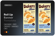Modern Bakery Class Roll Up Banner, a Poster Template by Annora Studio (Thumbnail 1 of 6)