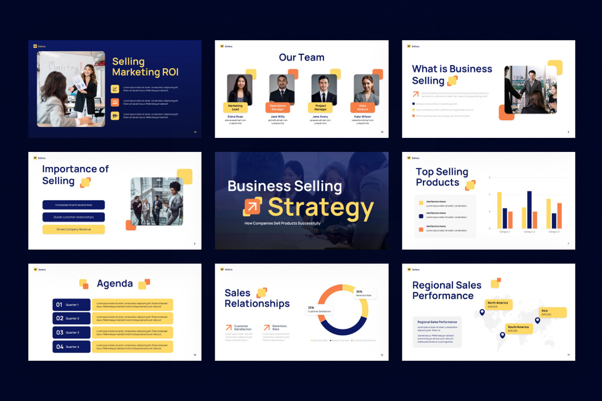 Business Selling Google Slides, a Presentation Template by Loin Studio (Photo 3 of 4)