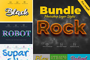 Bundle Photoshop Layer Styles, a Layer Style Add-On by MRI STUDIO (Thumbnail 1 of 16)