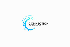 Connection Logo Communication Tech, a Branding & Logo Template by Signatoro