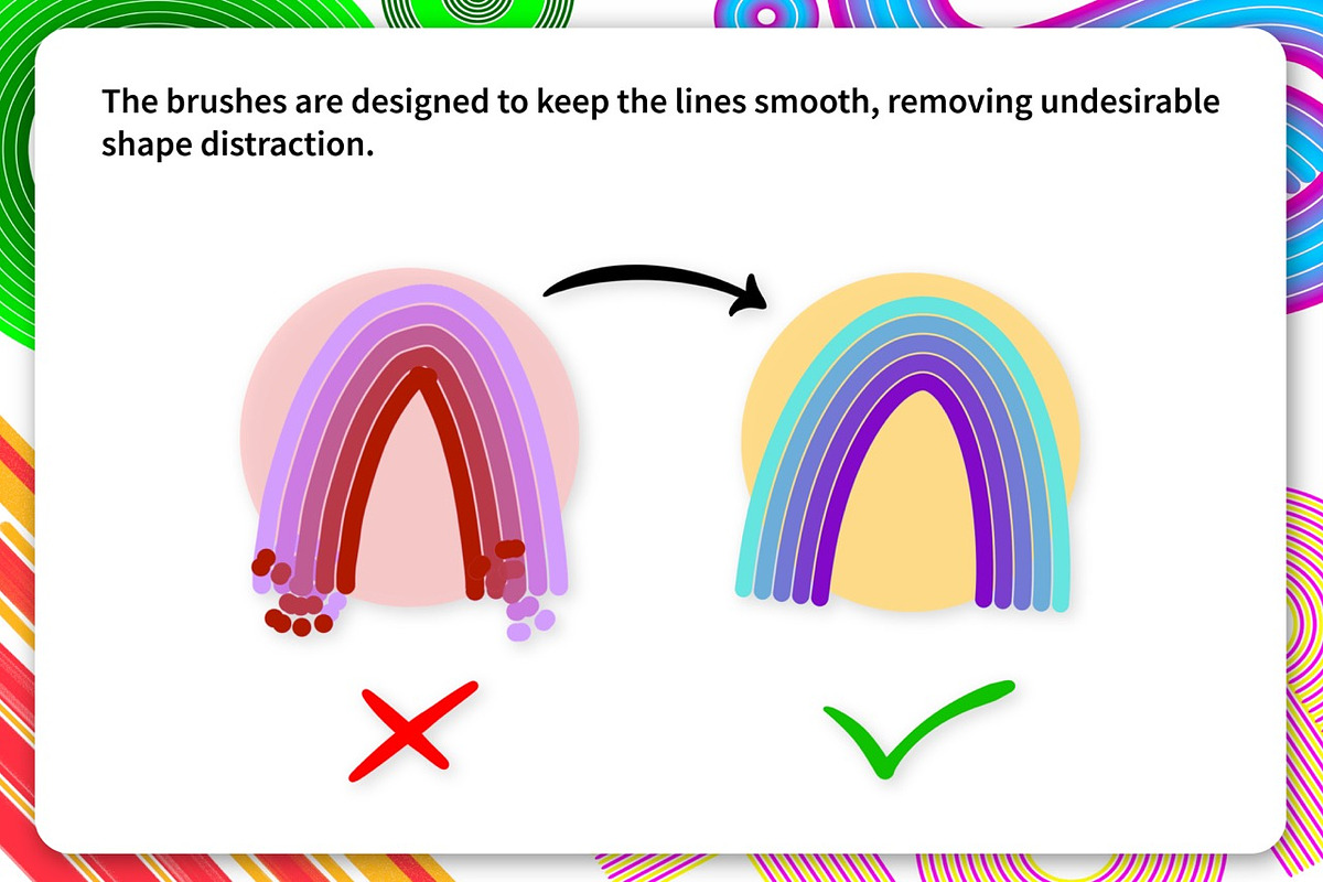 Outline MULTI LINE Brush set, a Brush Add-On by Magnatype (Photo 7 of 9)