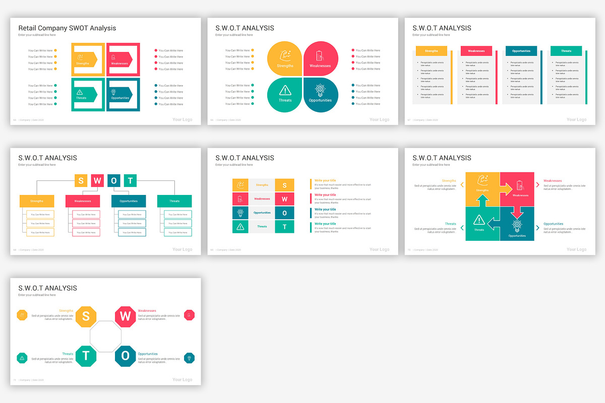 Swot analysis Google Slides Diagrams, a Presentation Template by SlideOne