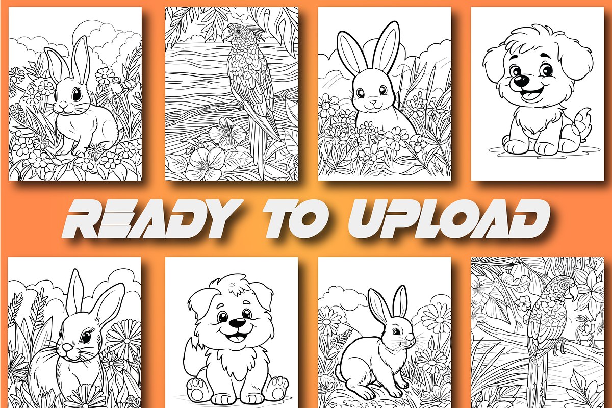 Adults Animal Coloring  Book for kid, an Animal Illustration by Design Home (Photo 3 of 7)