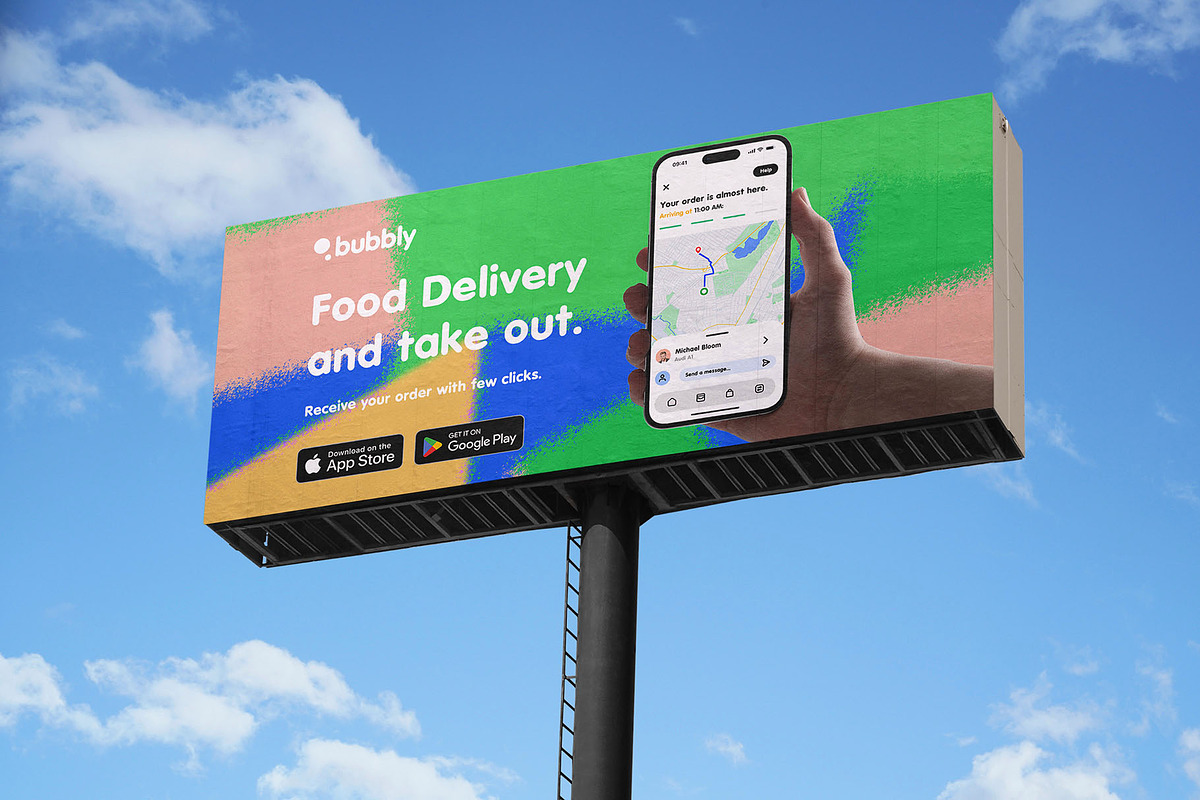 Billboard Poster Street Mockup, an Advertising Mockup by Asylab (Photo 4 of 5)