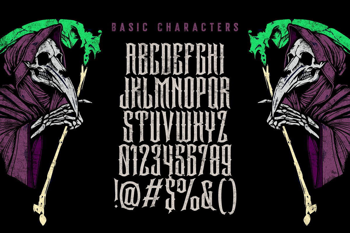 Darksad Typeface, a Blackletter Font by alit design (Photo 3 of 20)