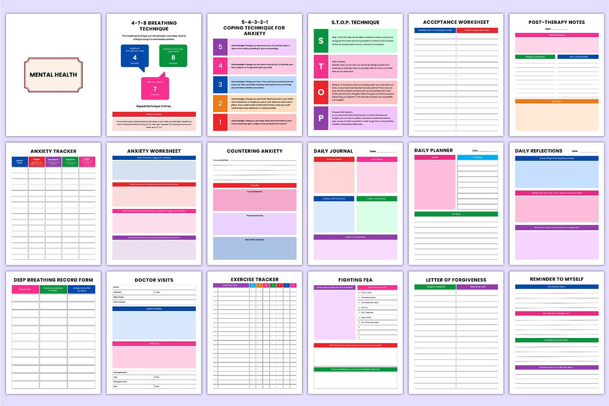 Ultimate 2026 ADHD Life Organizer, a Stationery Template by Mustafiz (Photo 7 of 10)