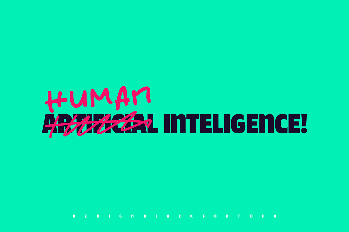 AZ High Black | A Pairing Font Duo, a Sans Serif Font by azetypestudios.com (Photo 6 of 17)
