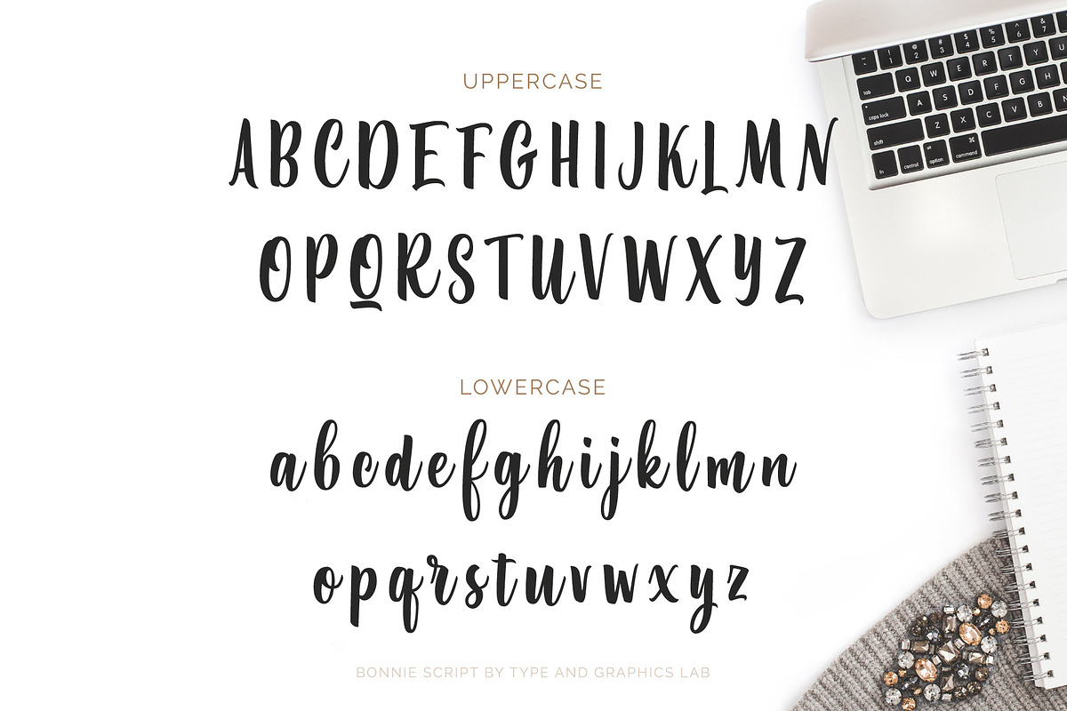 Bonnie Script, a Script Font by Type and Graphics Studio (Photo 3 of 9)