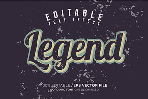 10 Vintage Editable Text Effect