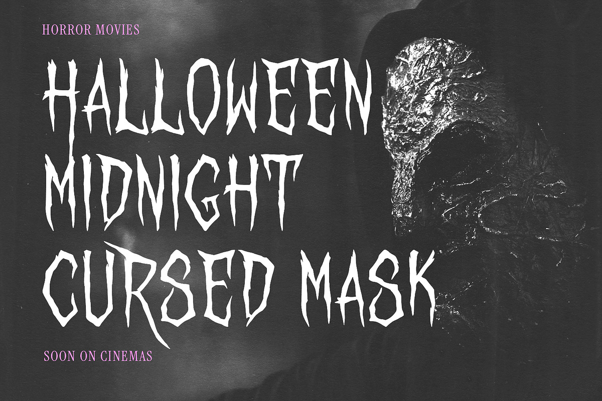 Cruzzte Terrifying Horror Display, a Blackletter Font by Maulana Creative (Photo 4 of 7)