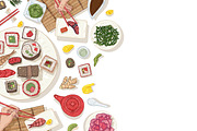 Sushi, hand drawn bundle, a Food Illustration by Good Studio (Thumbnail 8 of 32)