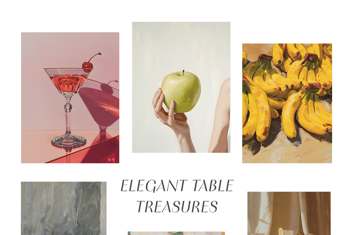 Elegant table treasures. Poster set, a Background Graphic by Lidberia (Photo 2 of 12)