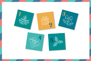 Christmas Advent Calendar Vector, a Card Template by AnnaViolet_store (Thumbnail 5 of 12)