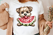 Whimsical Summer Dog Clipart Bundle., an Illustration by SVGArt (Thumbnail 9 of 9)