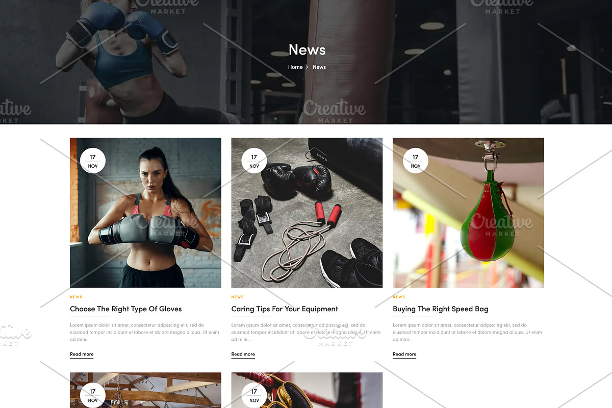 Boxing Kit & Equipment Shopify Theme, a Shopify Template by HasnainDEV (Photo 4 of 5)