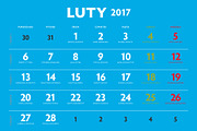 Polish Calendar 2017, a Brochure Template by Feelings (Thumbnail 3 of 5)