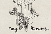 Boho Set: Dreamcatchers, a Decorative Illustration by Varvara Gorbash (Thumbnail 3 of 5)