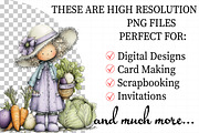 Summer Funny Grandma Clipart, an Illustration by Daily.Designs (Thumbnail 2 of 7)