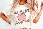 All Natural Simply Thick PNG, Peach, an Illustration by SharpMarketplace (Thumbnail 2 of 9)