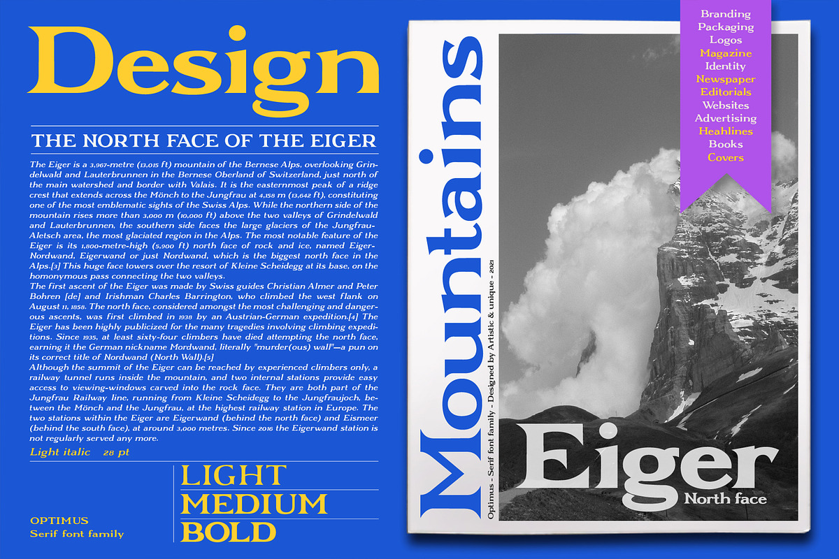 Optimus - Serif font family, a Serif Font by Artistic & Unique (Photo 11 of 12)
