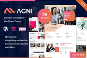 Agni - Consulting WordPress Theme, a WordPress Template by ThemesRain (Thumbnail 1 of 3)