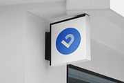 Logo Mockup Modern Sign Facade, an Advertising Mockup by Asylab (Thumbnail 1 of 5)