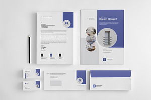 Minimal Business Stationery Pack, a Stationery Template by graphix_shiv