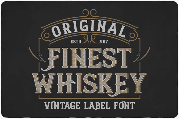 Finest Whiskey Font preview 7