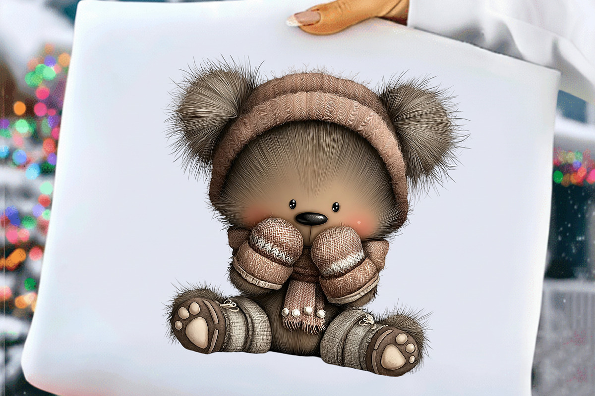 Whimsical Christmas Woodland Animal, an Illustration by Craft Nest (Photo 5 of 9)