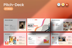 Investor Pitch Deck Presentation, a Presentation Template by Creatiya Type