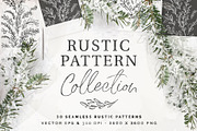 Rustic Patterns +58 Illustrations, a Pattern Graphic by Pink Coffie (Thumbnail 9 of 9)