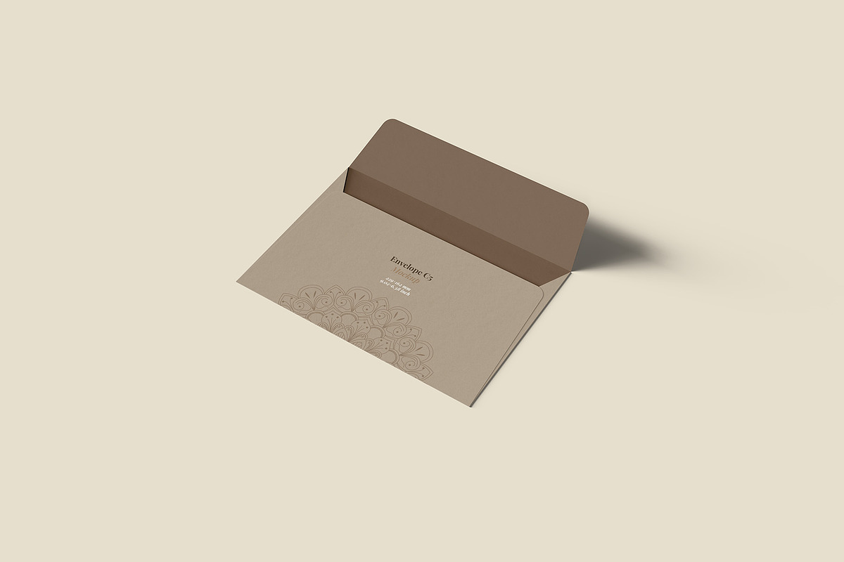 Envelope C5 Mockup - 12 Views, a Packaging Mockup by Illusiongraphic (Photo 6 of 26)