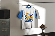 Retro Floral T-Shirt Design, an Object Illustration by Ahluva Studio (Thumbnail 6 of 6)