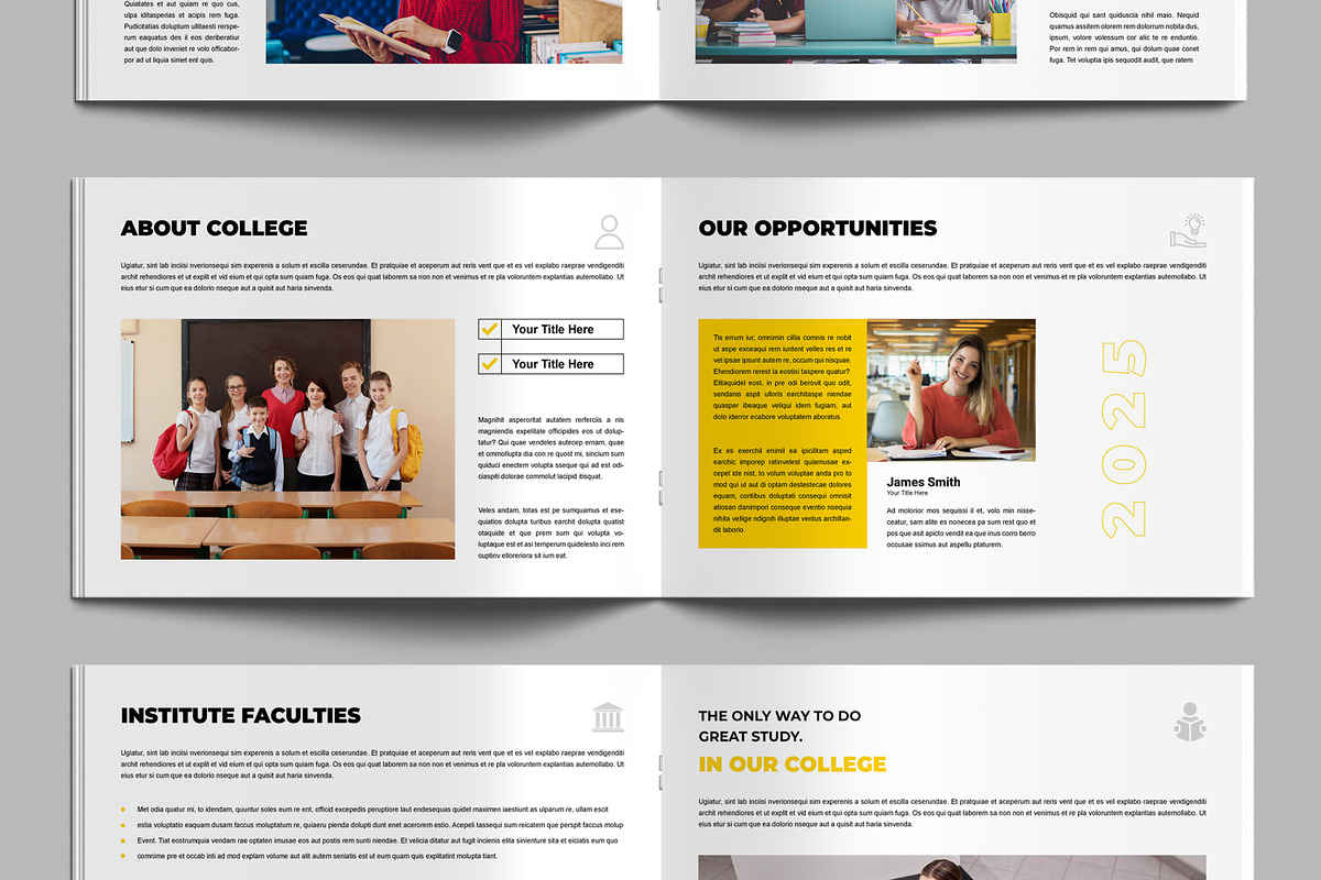 College University Prospectus Layout