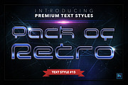 Retro #2 - 17 Text Styles, a Layer Style Add-On by Jonas Stensgaard (Thumbnail 16 of 20)