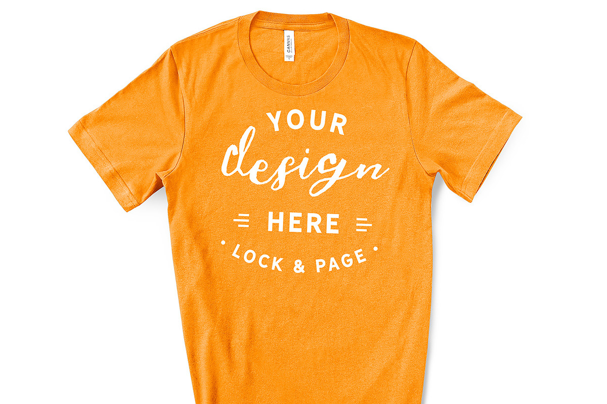 Male Bella Canvas 3001 Mockup Bundle, a Shirt Mockup by lock and page (Photo 57 of 60)