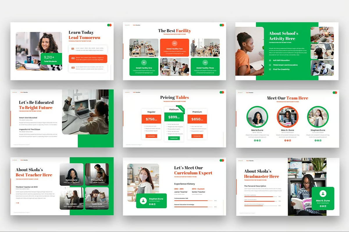Skola - Education Keynote Templates, a Presentation Template by Fit-tee (Photo 4 of 6)